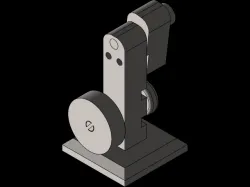 Air Piston Cylinder Assembly (Solid works)