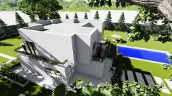 Autocad file of a villa design