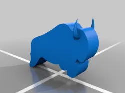 Bison whistle base (no internal mechanics)