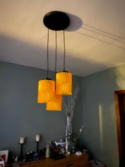 Ceiling mount for 3 Wave Lamps