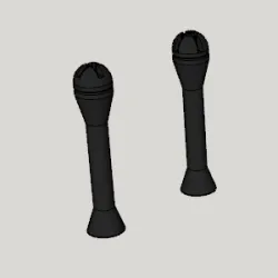 Cold Steel Big Boa Blow Gun 3D Printable Enhanced Stun Dart & Cracker Dart V2