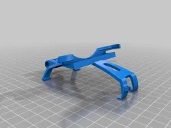 Combined mount for Ultraleap Motion 2 and Facial Tracker on Varjo Aero