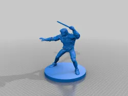 D&D miniature Half orc
