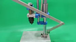 DIY Drill Press Machine Homemade Bench Stand Drilling Wood CNC Tools