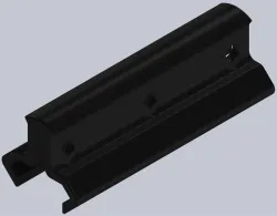 Dovetail to Picatinny Rail Adapter