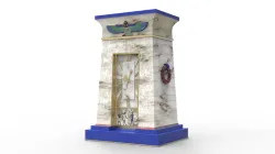 Egyptian striking clock