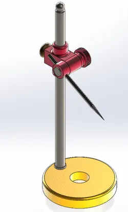 Gramil trazador con base cilíndrica
