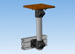 Height-adjustable technological stand