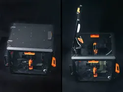 Hinged lid with gas spring for Original Prusa Enclosure