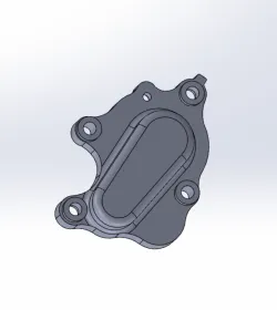 Honda CR 500 water pump cover