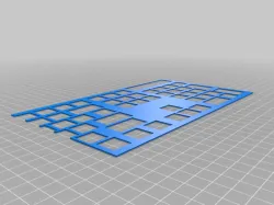 K70 Pro - Corsair Keyboard White Base plate (dub thiccc)