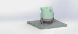 Liftable Lid Bell Furnace