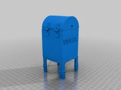 Mailbox Bank Print in Place