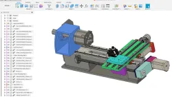 Mini Lathe 8x14 800x300 CNC Linear Rail Conversion