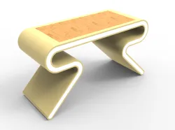 MInimalist Table plastic or resin