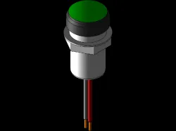 Panel Light, Green, Dialight, LED, Indicator Light