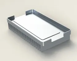pedestal prototype heatsink  for smartphone with super charge (cooling)
