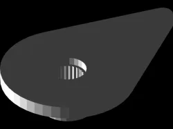 Pointed Arrow Surver top for Hitec HS-311 Servo