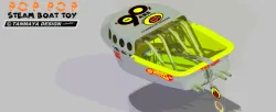 POP POP STEAM BOAT TOY® by ©TANMAYA DESIGN
