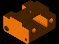 PORTE PIGNON HORIZONTAL POUR UNE IMPRIMANTE 3D