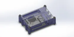 Raspberry Pi 4 Heat Sink Case (3D printable)