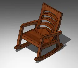 Rustic Rocking Chair