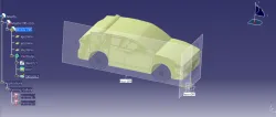 Simple Mazda CX5 'SUV Car' CAD Model Surface Design