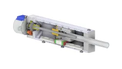 Small linear actuator based on 28BYJ-48 stepper motor