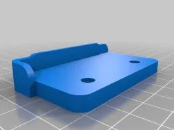 SnapMaker J1 plate bracket and latch