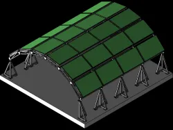 Solar Panel Arch Mounting Frame
