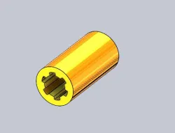 Splined hubs similar to DIN ISO 14