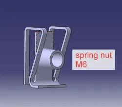 spring nut M6