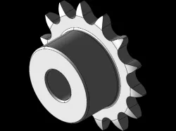 SPROCKET 14 Z (03-1) 5x2,5mm DIN 8187-ISO_R 606
