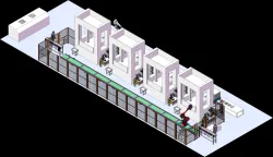 Stamping Automation Workshop Layout SolidWorks