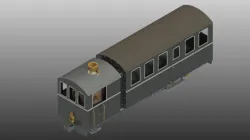 Steam railcar