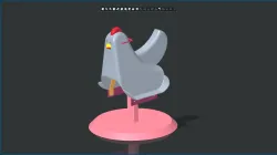 Swing: Hen for kids