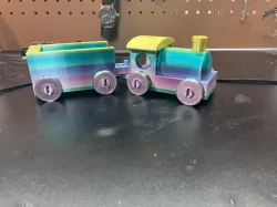  Toy Train With snap-on-wheels!