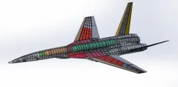 UAV for airlaunching orbital rocket