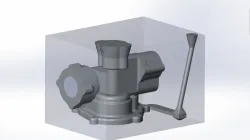 Valve metal casting