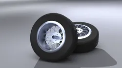 Wheel axle assembly