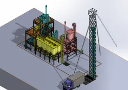 10 Tons Capacity Feed Mill Plant - Yem Tesisi (10 Ton)