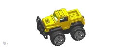 1002 HUMMER JEEP TROLLY