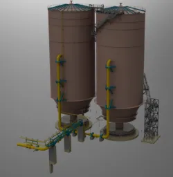 2 Tanks and Routing - 2 Estanques y un Piping