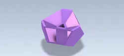3D CAD Basic exercise / CATICS 3D17-H07/ Geometric Shapes/ Cuerpos Geométricos/ Autodesk Inventor Pro