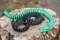 Articulated Lava Dragon