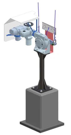 AUMA ACTUATOR ASSEMBLY