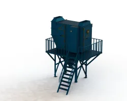Bag filter SBF-90-200-OH 1 hopper,  without internals