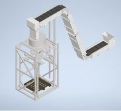 Belt conveyor for BigBag loading