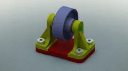 Belt Roller support