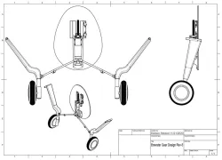 Brewster F2A Buffalo gear design Step file